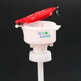 Eco Funnel® Ef-4-30020 4" Eco Funnel With 70Mm Cap Adapter, Red Lid 1