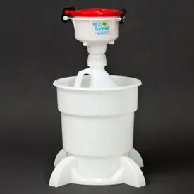 Eco Funnel® Ef-4-38-4004-Sys 4" Eco Funnel System, 1 Gal Jug & Secondary Container, Red Lid 1