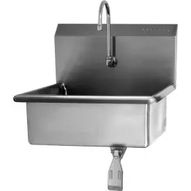 Sani-Lav® 5041 Wall Mount Sink With Single Knee Pedal Valve 1