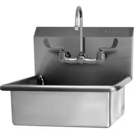 Sani-Lav® 504F Wall Mount Sink With Faucet 1