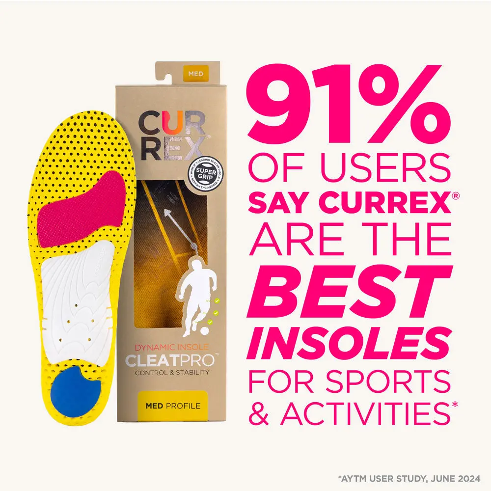 Currex® Cleatpro™ Insoles | Dynamic Sports Insoles For Soccer Cleats, Football Cleats, Spikes, & Field Sport Shoes 3