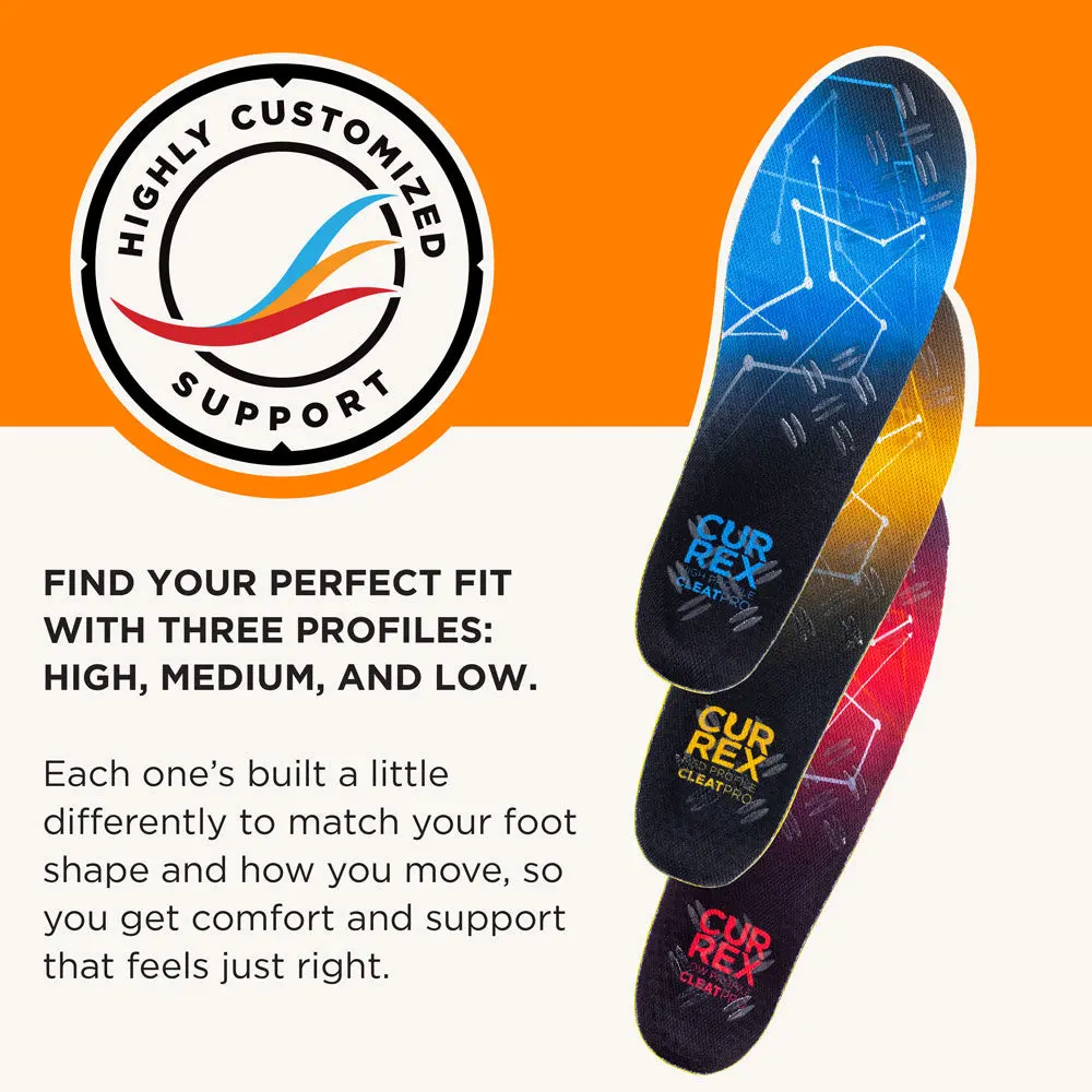 Currex® Cleatpro™ Insoles | Dynamic Sports Insoles For Soccer Cleats, Football Cleats, Spikes, & Field Sport Shoes 5