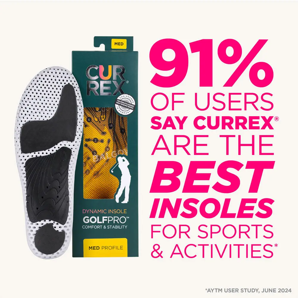 Currex® Golfpro™ Insoles | Dynamic Insoles For Golf Shoes 15