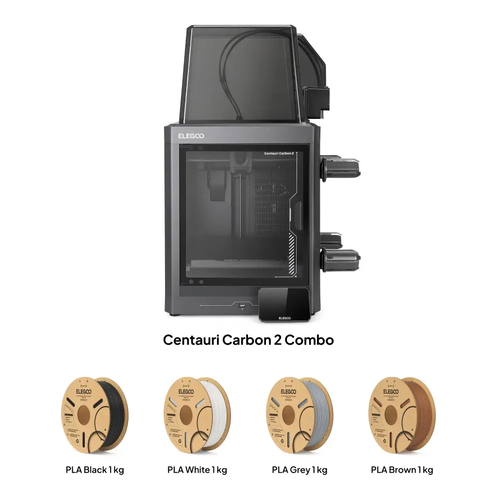 Centauri Carbon 2 Combo + 4 Kg Pla (Rfid) (Basic Colors) 1