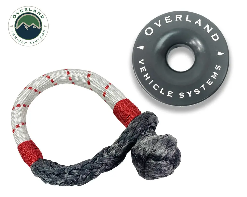 Combo Pack Soft Shackle 7/16" 41,000 Lb. And Recovery Ring 4.0" 41,000 Lb. 19-4716 1