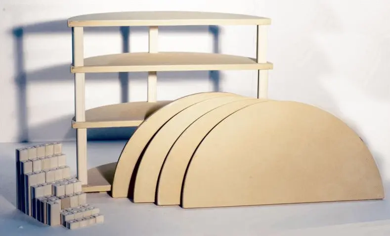 21" 10 Sided Half Shelf Kit 1
