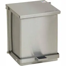 Detecto® Stainless Steel Step-On Can, 16 Quart 1