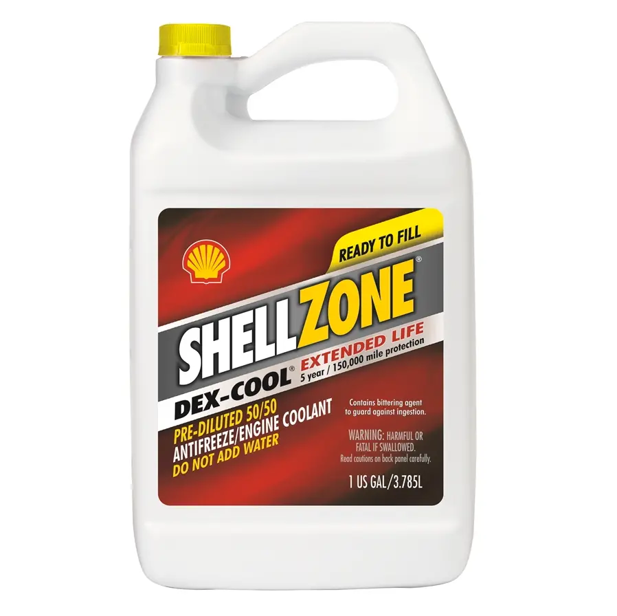 Shellzone Dex-Cool Ready To Use 50/50 Antifreeze - Case Of 6 (1 Gallon) 1