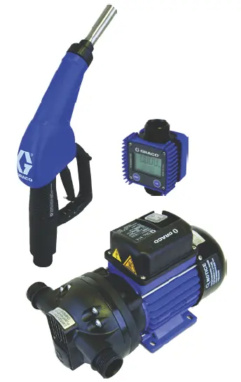 Graco 12V Electric Pump Package With Auto Nozzle With Meter 1