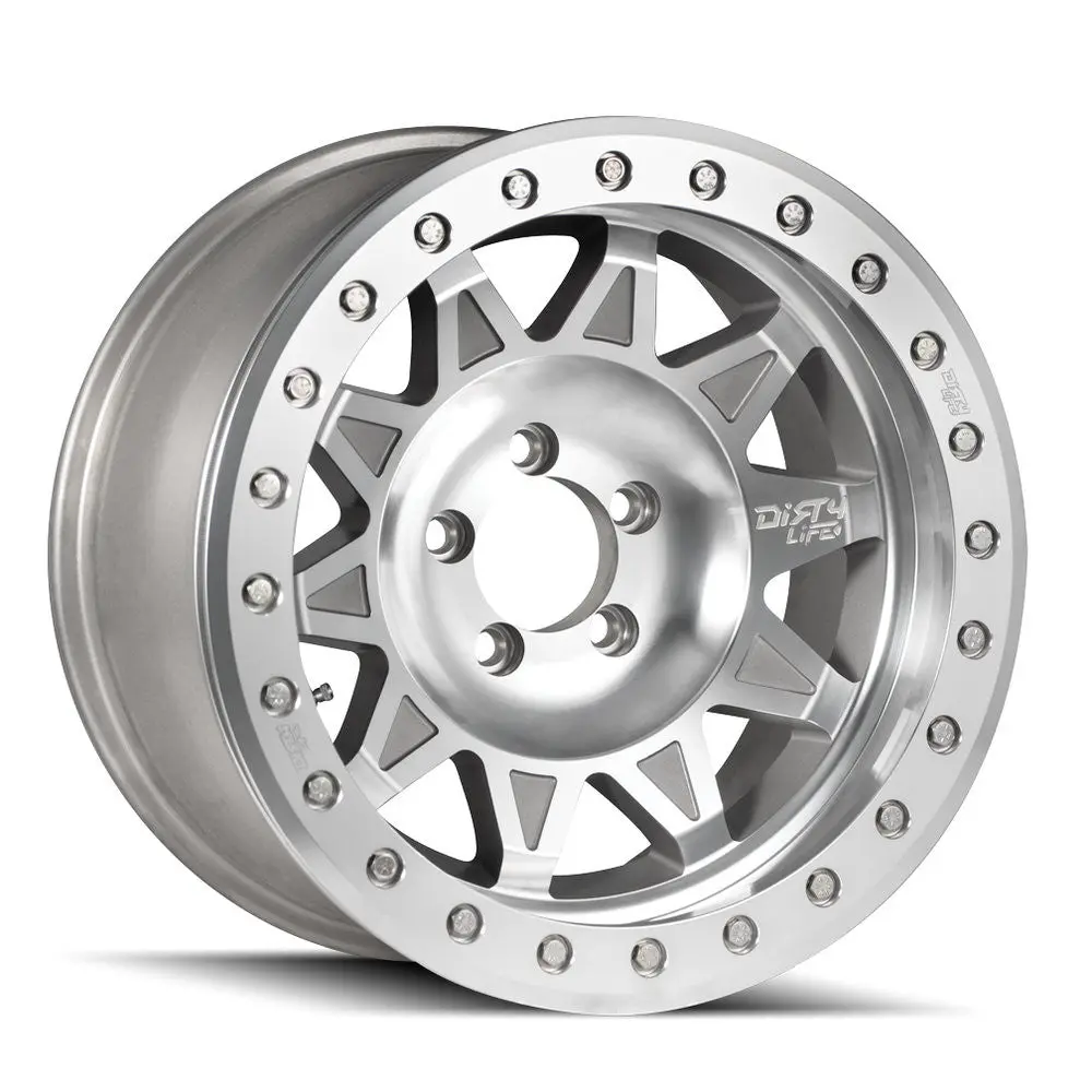 Polished Beadlock Wheel - 5X5 - 17X9 14Mm (Call For Price) 1