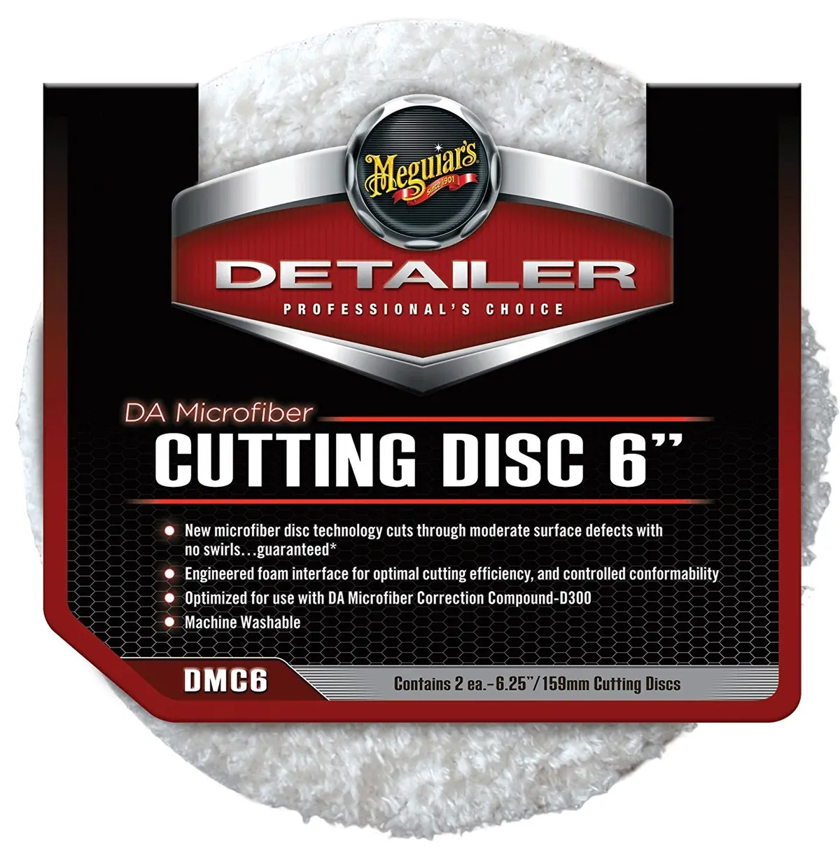 Meguiar's Da Microfiber Cutting Disc 6" (2 Pack) 1