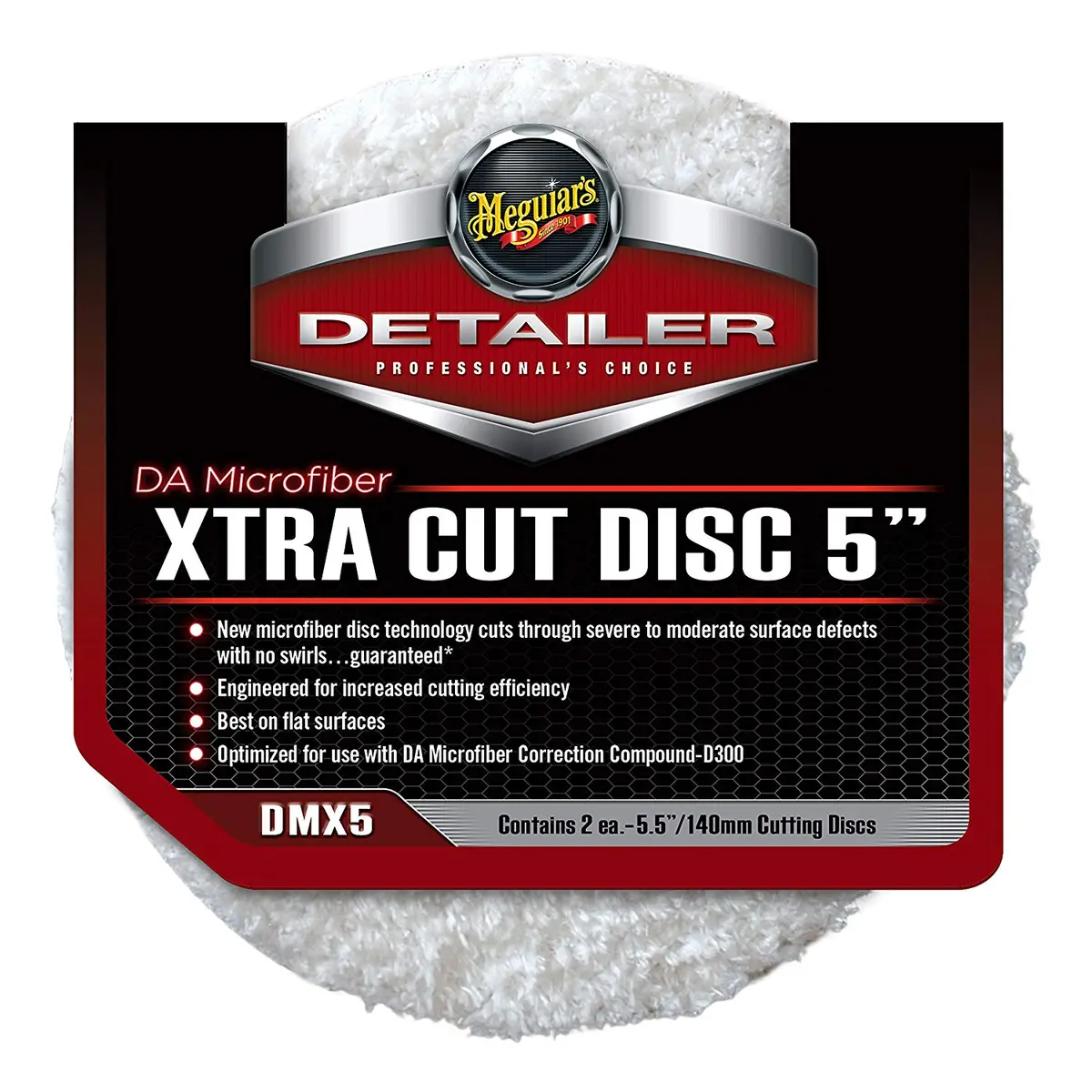 Meguiar's Da Microfiber Xtra Cut Disc 5" ( 2 Pack) 1