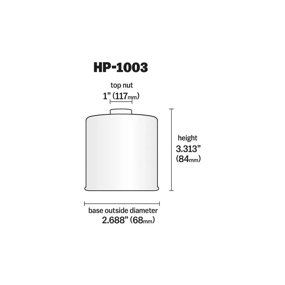 K&N Performance Spin-On Canister Engine Oil Filter Hp-1003 2