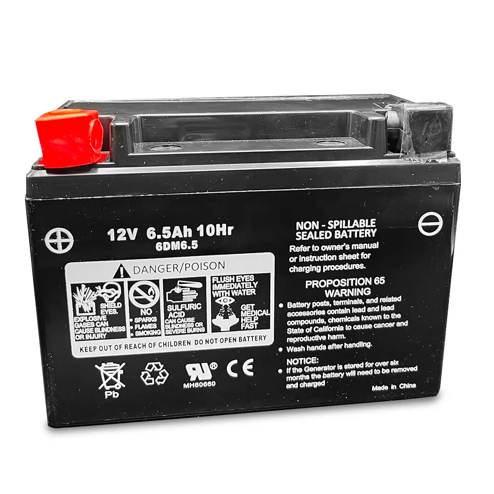 Duromax Power Portable Generator Replacement Battery - 12V 6.5Ah 1