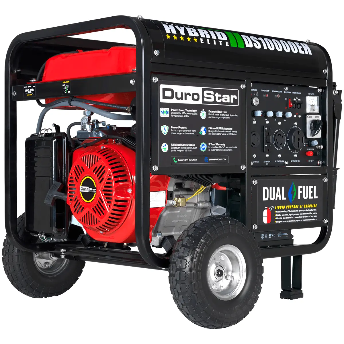 10,000 Watt Dual Fuel Portable Generator 1