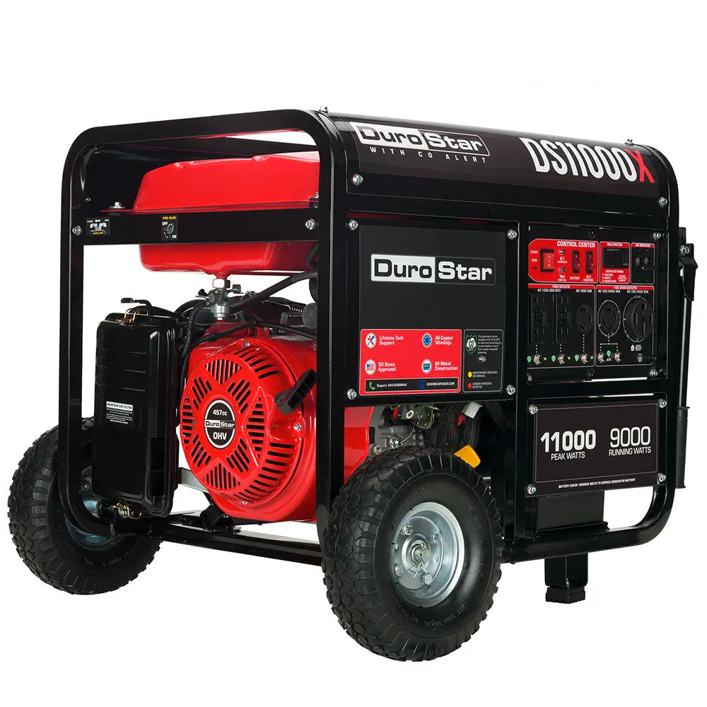 11,000 Watt Gasoline Portable Generator W/ Co Alert 1
