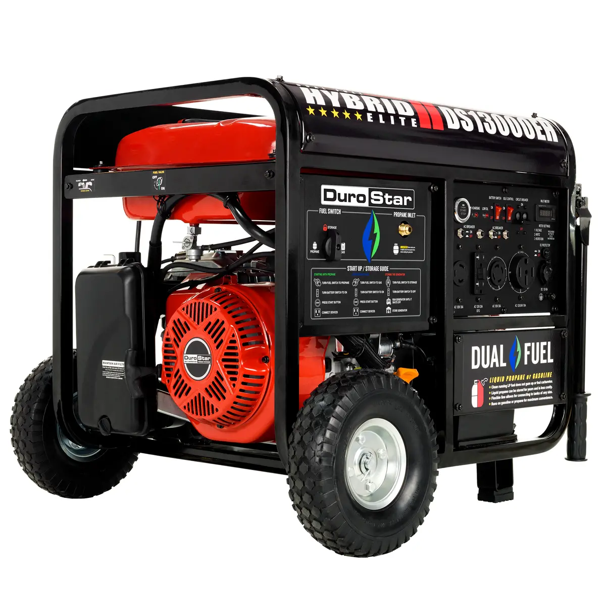 13,000 Watt Dual Fuel Portable Generator 1