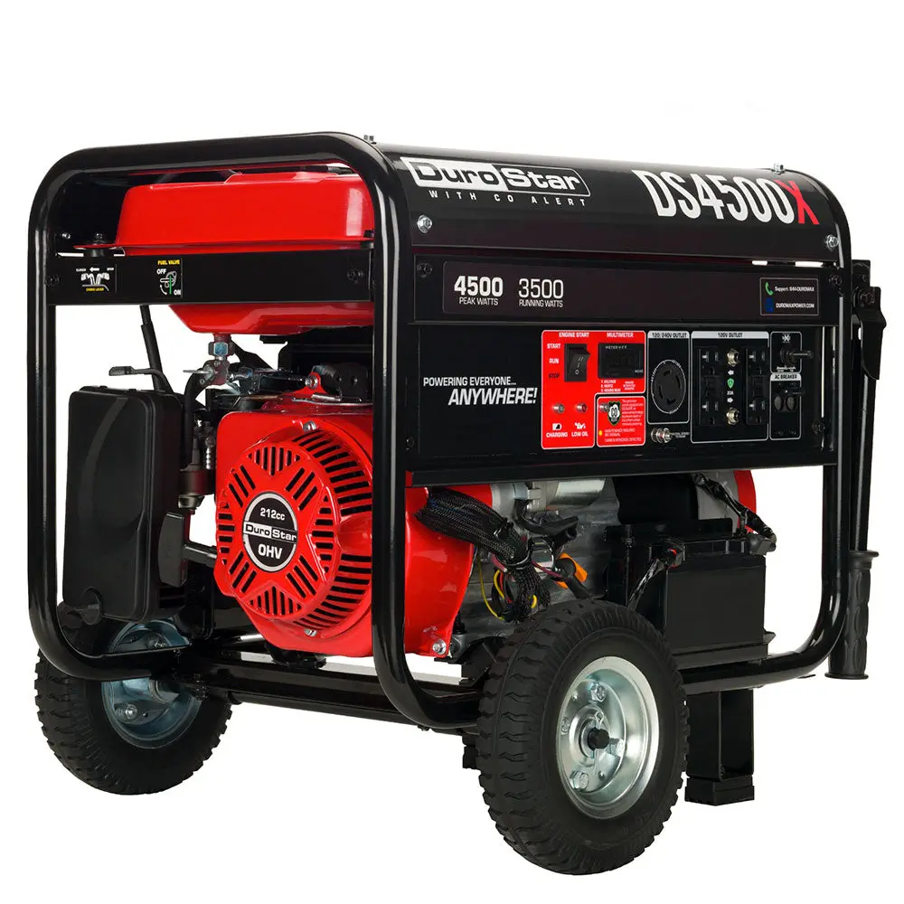 4,500 Watt Gasoline Portable Generator W/ Co Alert 1