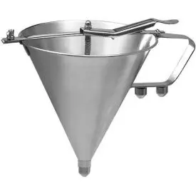 Winco Sf-7 Confectionery Funnel W/ 3 Nozzles, 7-1/2"D, 8-1/4"H, Spring Valve Operated, Ss Minimum Of 2 1