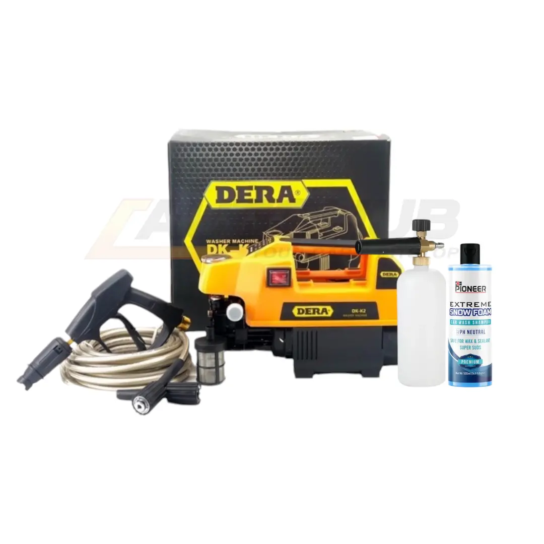 Dera Dk-K2 Pressure Washer With Foam Lance & Shampoo (150Bar/1500W) 1