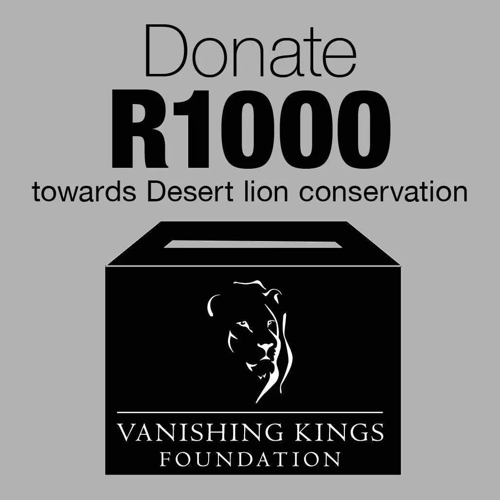 R1000 Donation For Desert Lion Conservation 1