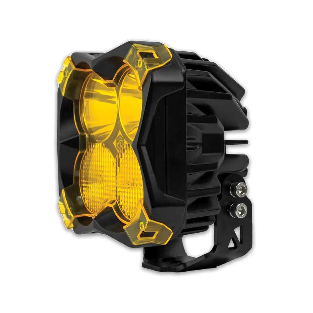 Fng 5 Intense Led Hyper Spot Offroad Light | Combo Yellow | Vivid Lumen Industries 1