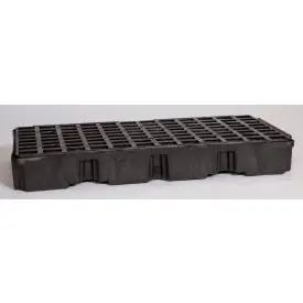Eagle 1632B 2 Drum Modular Spill Containment Platform - Black No Drain 1
