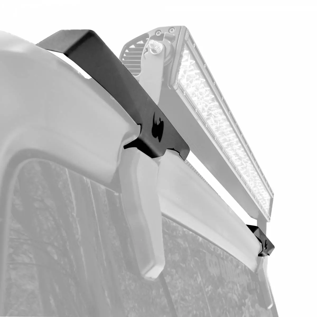 Rear Hard Top Light Mounts For Jeep Jl/Jt - 3X3 Cubes Or Up To 40" Light Bar 1