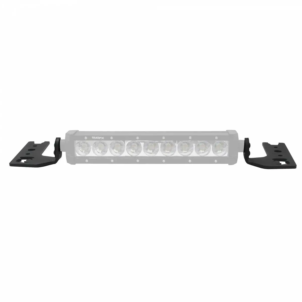 Center Hood Light Mount For Jeep Jl/Jt - 10" Single Row Led Light Bar 1