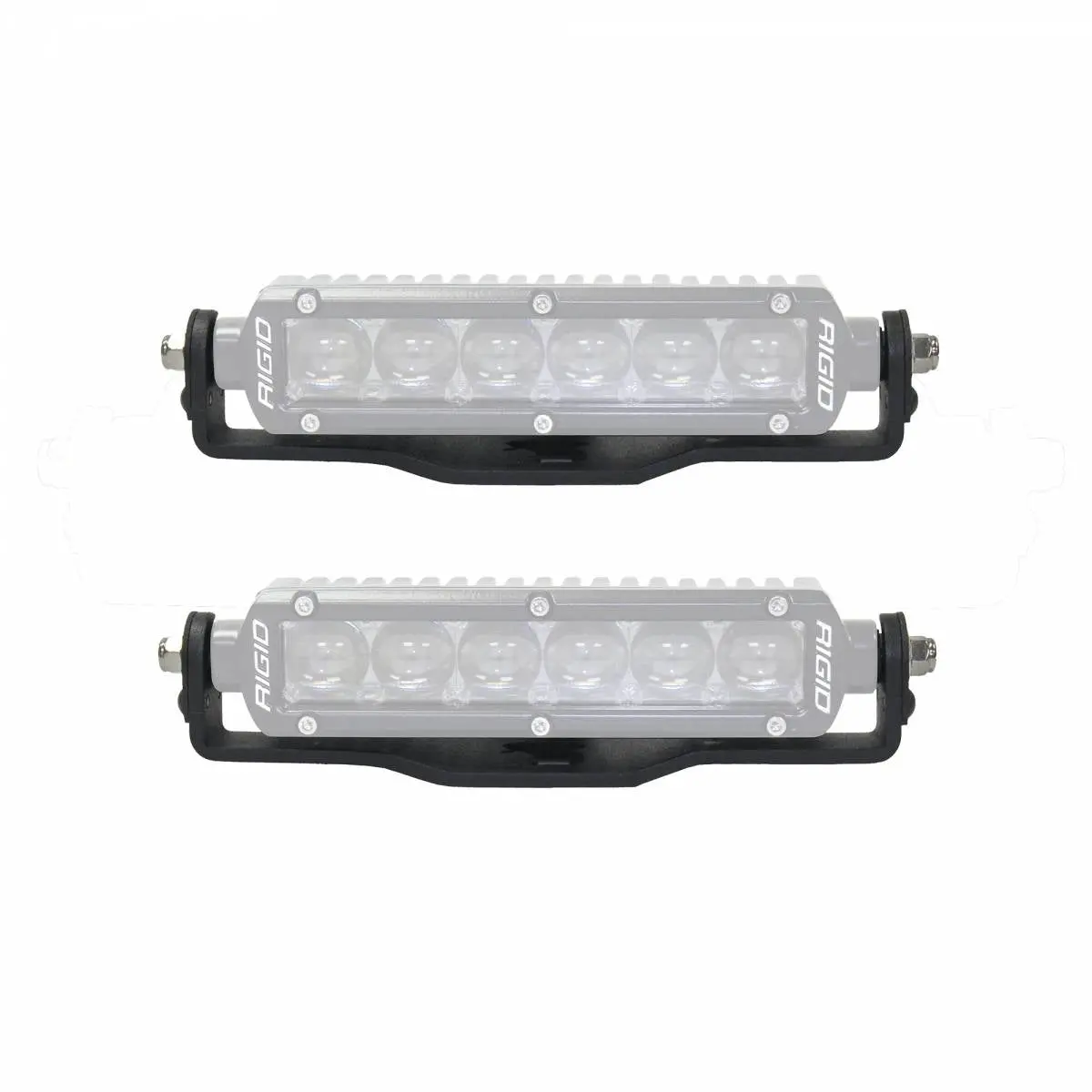 Center Hood Light Mounts For Jeep Jl/Jt - 6" Single Row Led Light Bars 1