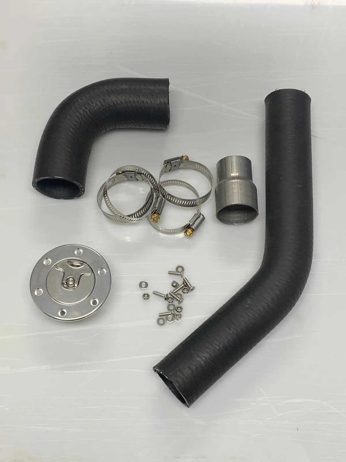 Tj / Lj Billet Fuel Filler Kit With Bezel 1
