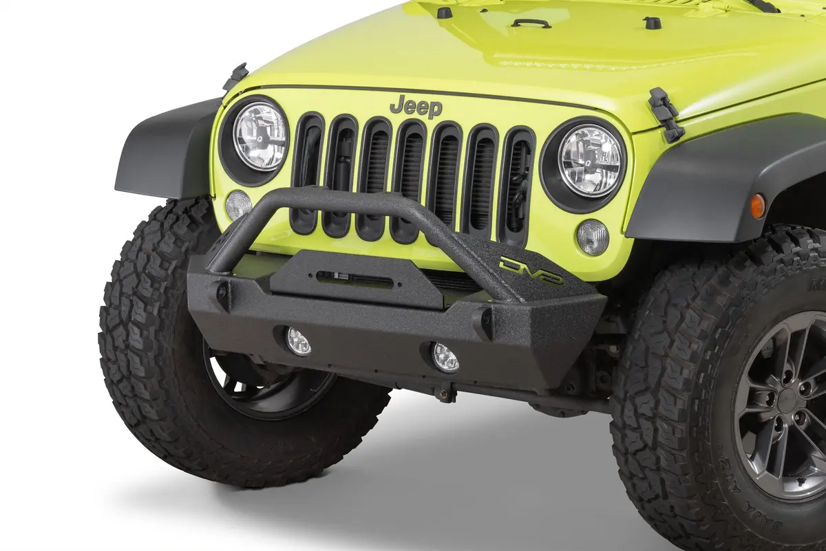 Dv8 Offroad Fs-15 Hammer Front Stubby Bumper For 07-21 Jeep Wrangler Jl, Jk & Gladiator Jt Fbshtb-15 2