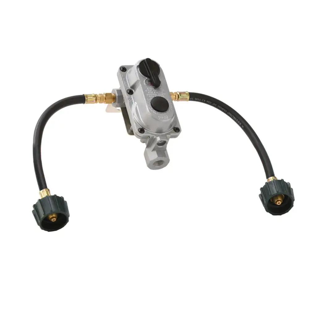 2 Stage Auto Propane Gas Regulator W/ 2 - 12" Pigtails 1