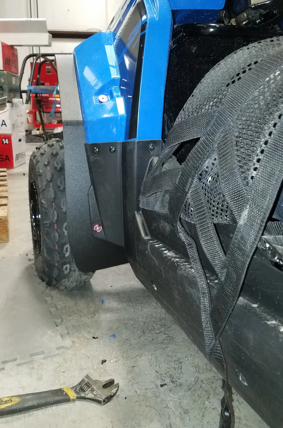 Polaris Rzr 170 2014+ Mud Flaps / Fender Extensions, Front & Rear 5