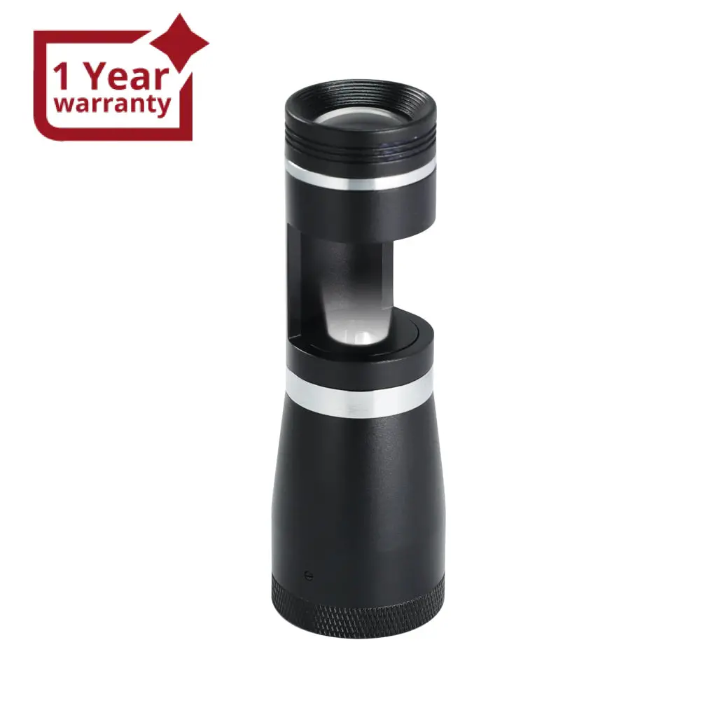 Gem-463 Portable 10X Darkfield Loupe Gemology Magnifier Gemstone Tester 20.5Mm Lens Viewing Diameter 1