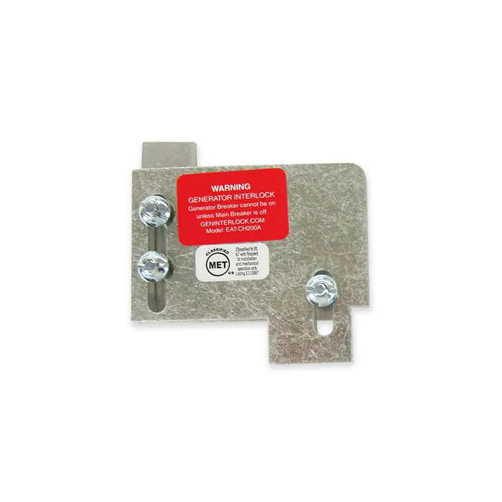 Geninterlock Eat-Ch200a Generator Interlock Kit Breaker Panel 150/200 Amp Ch Panels Eaton/Cutler Hammer 1