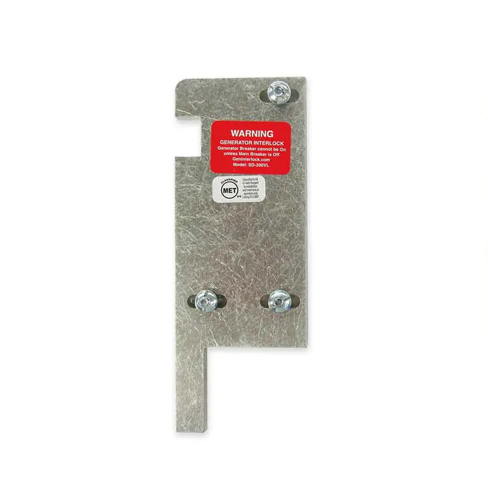 Geninterlock Sd-200Vl Generator Interlock Kit Breaker Panel 150/200 Amp 3-1/4 -4" Square D Vertical Throw 1