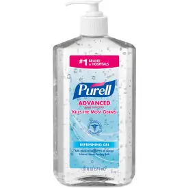 Purell Advanced Pump Bottle Instant Hand Sanitizer, 20 Oz., 12/Carton 1