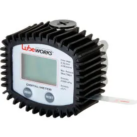 Lubeworks® B075qmlb75 Oil Control Meter Digital 1-35Lpm / 1-10Gpm Minimum Of 18 1
