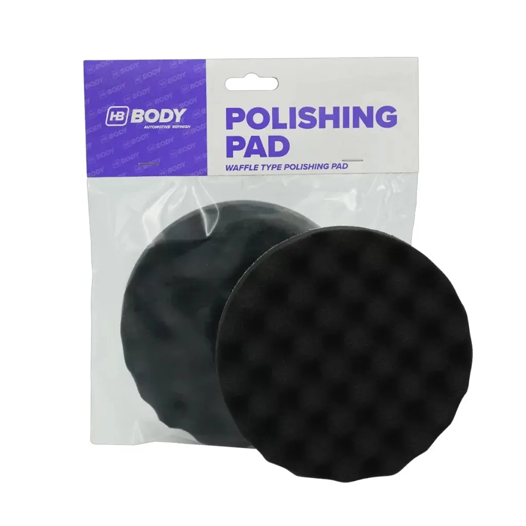 Hb Body Polishing Pad Waffle Black - Finishing 150Mm 1