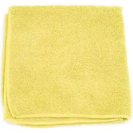 Microworks Microfiber Towel 12" X 12" 220Gsm, Yellow 12 Towels/Pack - 2501-Y-Dz 1