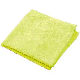 Microworks Microfiber Towel 16" X 16" 220Gsm, Yellow 12 Towels/Pack - 2511-Y-Dz 1
