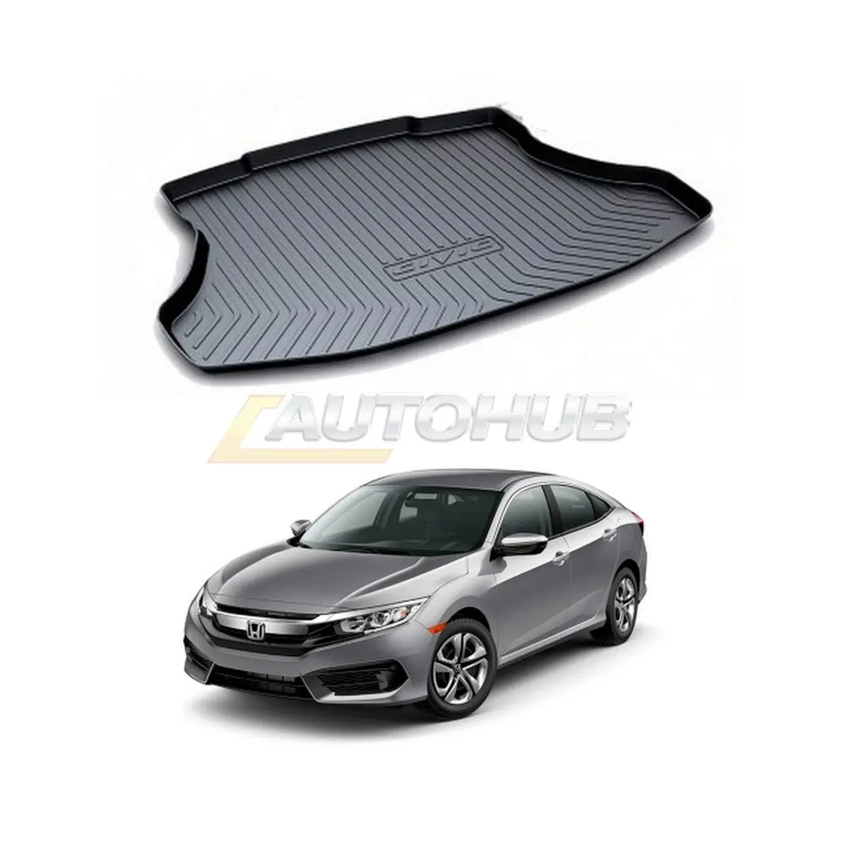 Honda Civic 5D Pvc Trunk Mat 2016-2021 1