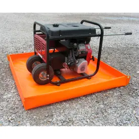Husky® Mini Basin Hmb-44V18 - Pvc - 4'L X 4'W X 4"H - Orange 1