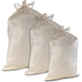 Comfitwear® Poly Sandbags, 15'' X 27'', 55 Lb. Bag, White Minimum Qty 1000 1