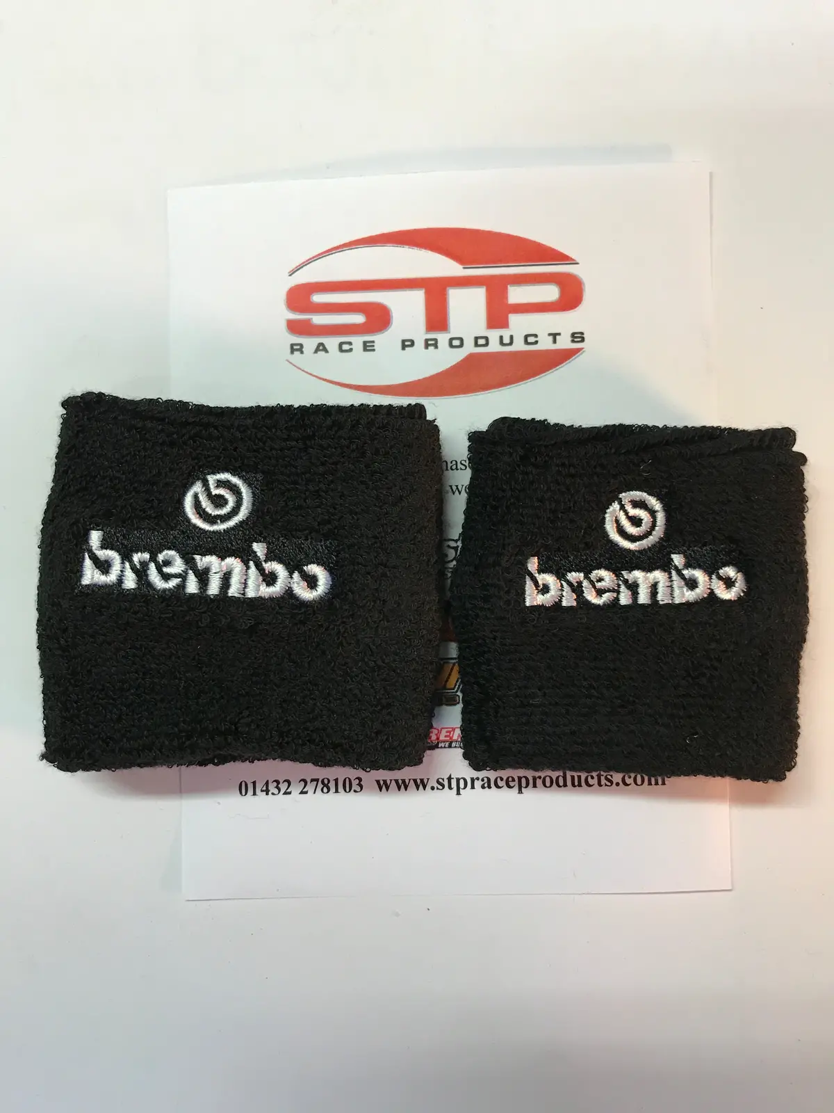 Bre Black Motorcycle Front & Rear Black Brake Master Cylinder Shrouds, Socks 1