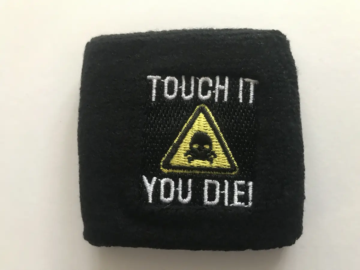 Touch It You Die Motorcycle Front  Brake Master Cylinder Shrouds, Socks, Cover 1