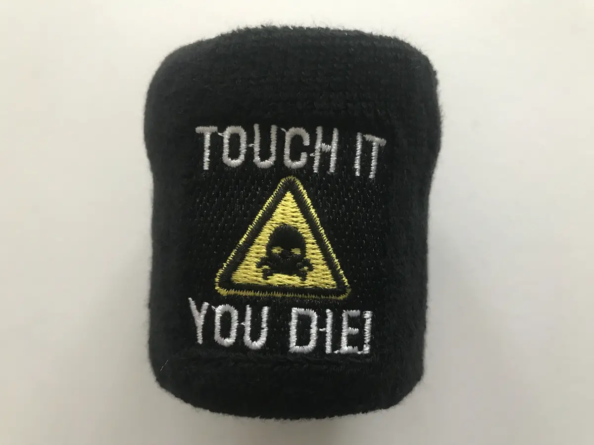 Touch It You Die Motorcycle Front Brake Master Cylinder Shrouds, Socks, Cover 2