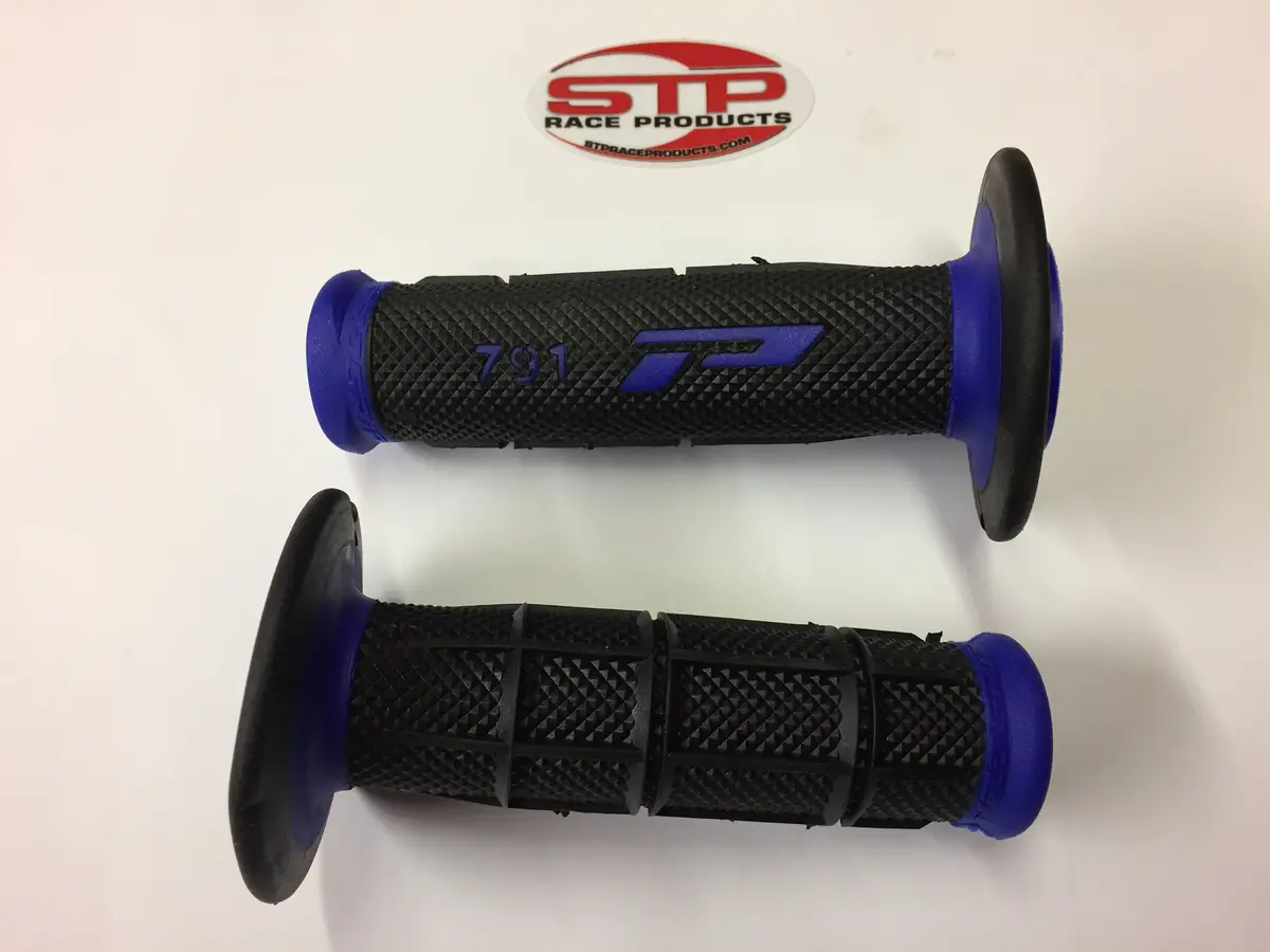 Progrip Soft Touch 791 Blue Black Mx Off Road Grips Dual Density 115Mm 1