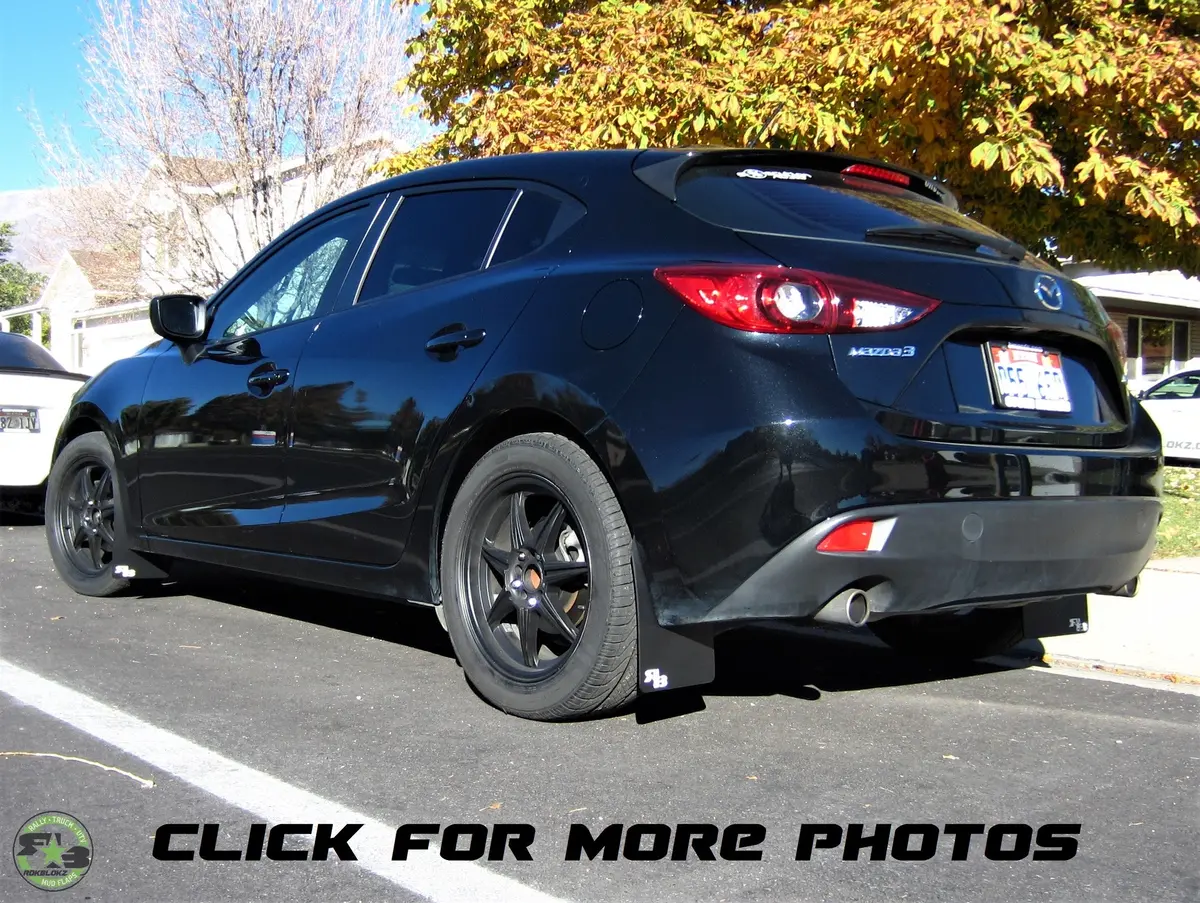 Mazda3 Hatchback & Sedan 2014-2018 Rally Mud Flaps 1